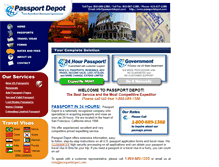 Tablet Screenshot of passportdepot.com